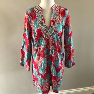 Lilly Pulitzer Coral Reef Tunic/Coverup - Small